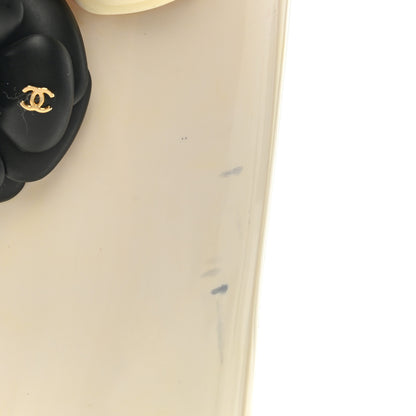 Chanel Rubber Camellia Rain Boots 36 Off White 9 of 11