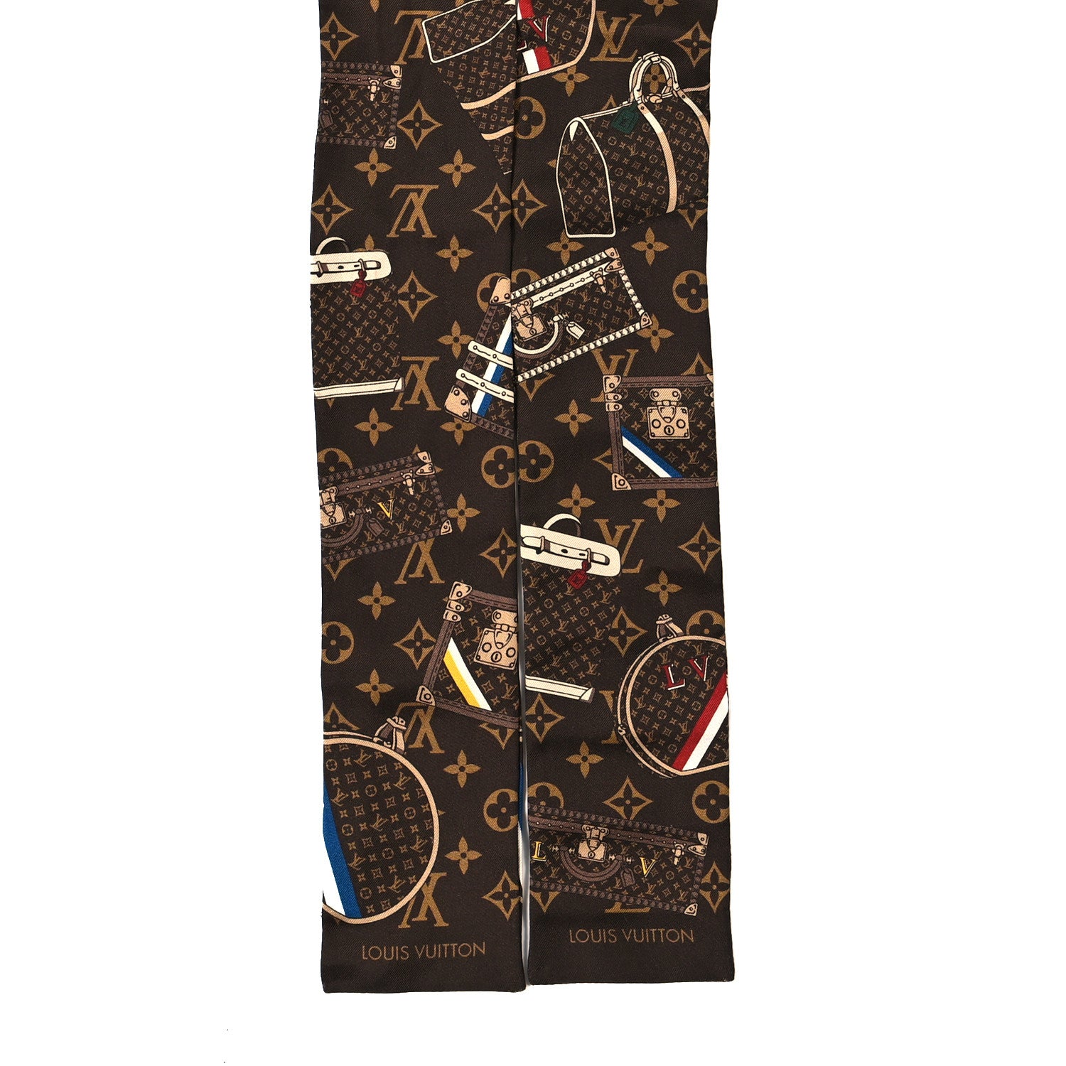 Louis Vuitton Silk Monogram Trunks Bandeau 2 of 3