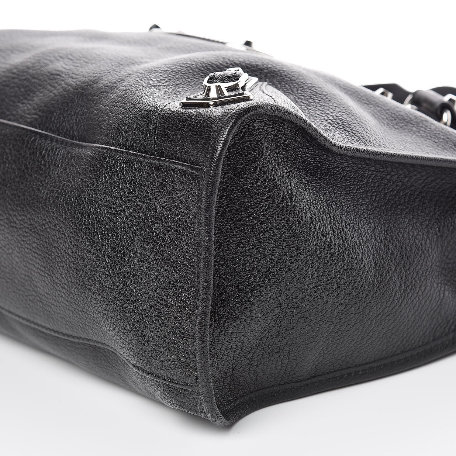 Balenciaga Chevre Silver Metallic Edge Hardware City Black 10 of 10