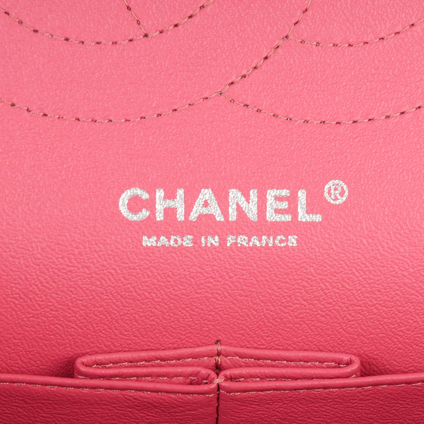 Lambskin Quilted Jumbo Double Flap Pink