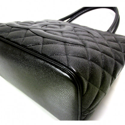 Chanel Caviar Medallion Tote Black 5 of 12