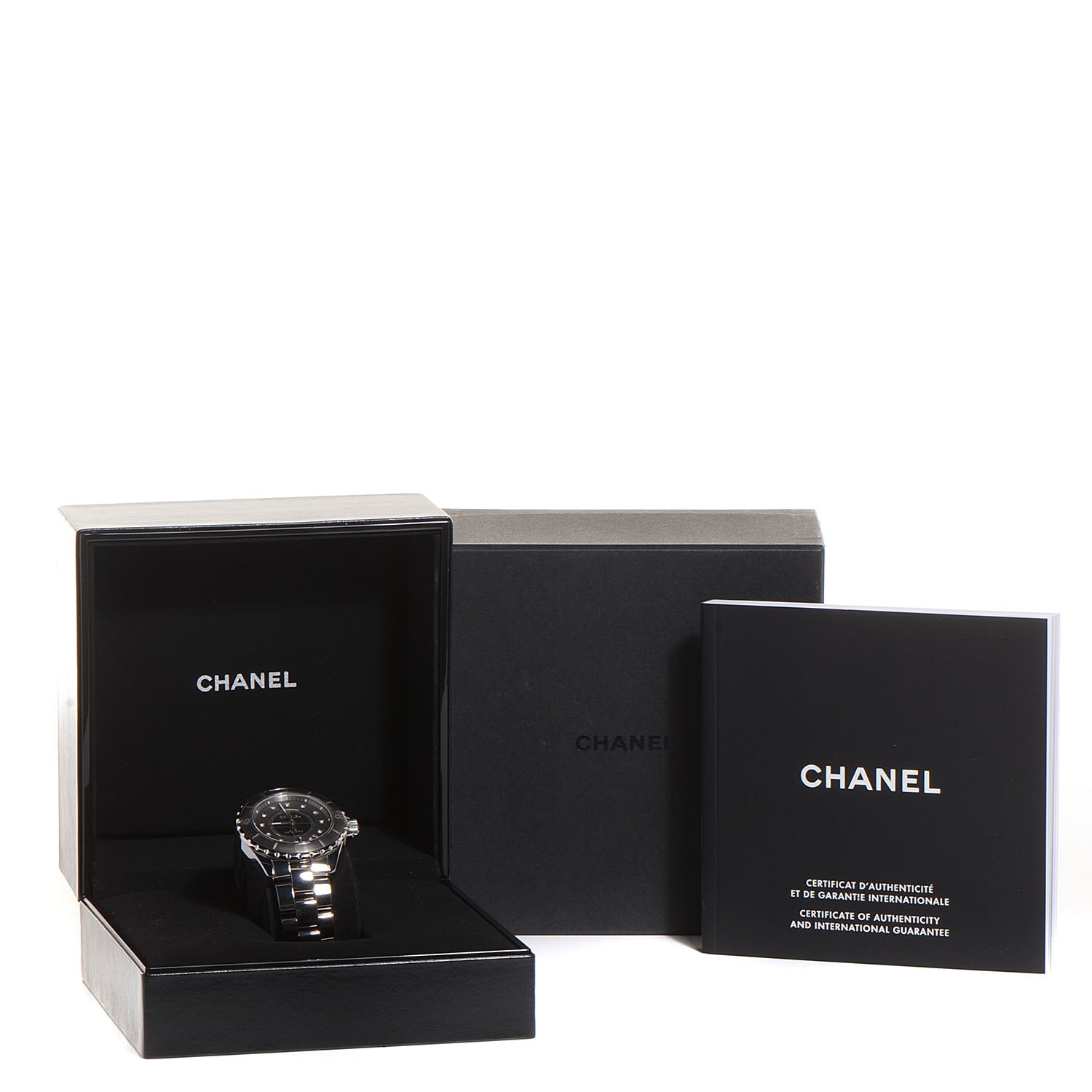 Chanel Titanium Ceramic Diamond 38mm J12 Automatic Watch 6 of 6