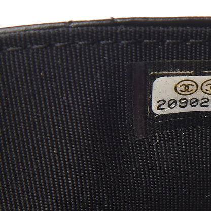 Chanel Aged Calfskin Quilted Lucky Charms 2.55 Reissue Wallet On Chain WOC Black 8 of 8
