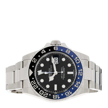 Rolex Stainless Steel 40mm Oyster Perpetual Date GMT Master II Batman Watch Black 116710BLNR 2 of 4