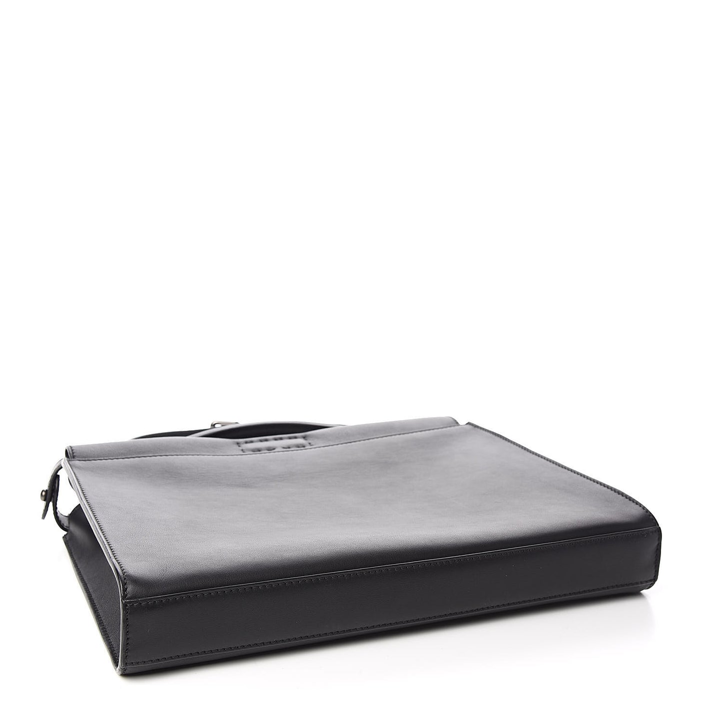 Vitello Grace Opaco Metal Monster Eyes Large Peekaboo Iconic Fit Satchel Black