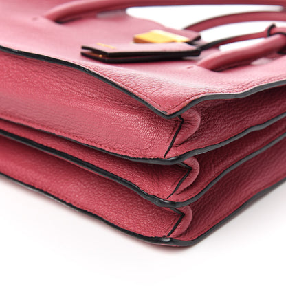 Miu Miu Goatskin Madras Tote Peonia 8 of 9