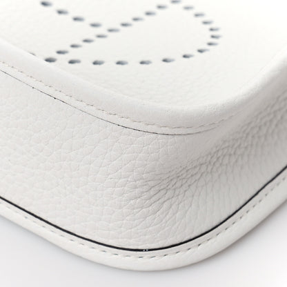 Hermes Taurillon Clemence Amazone Evelyne TPM New White 8 of 9