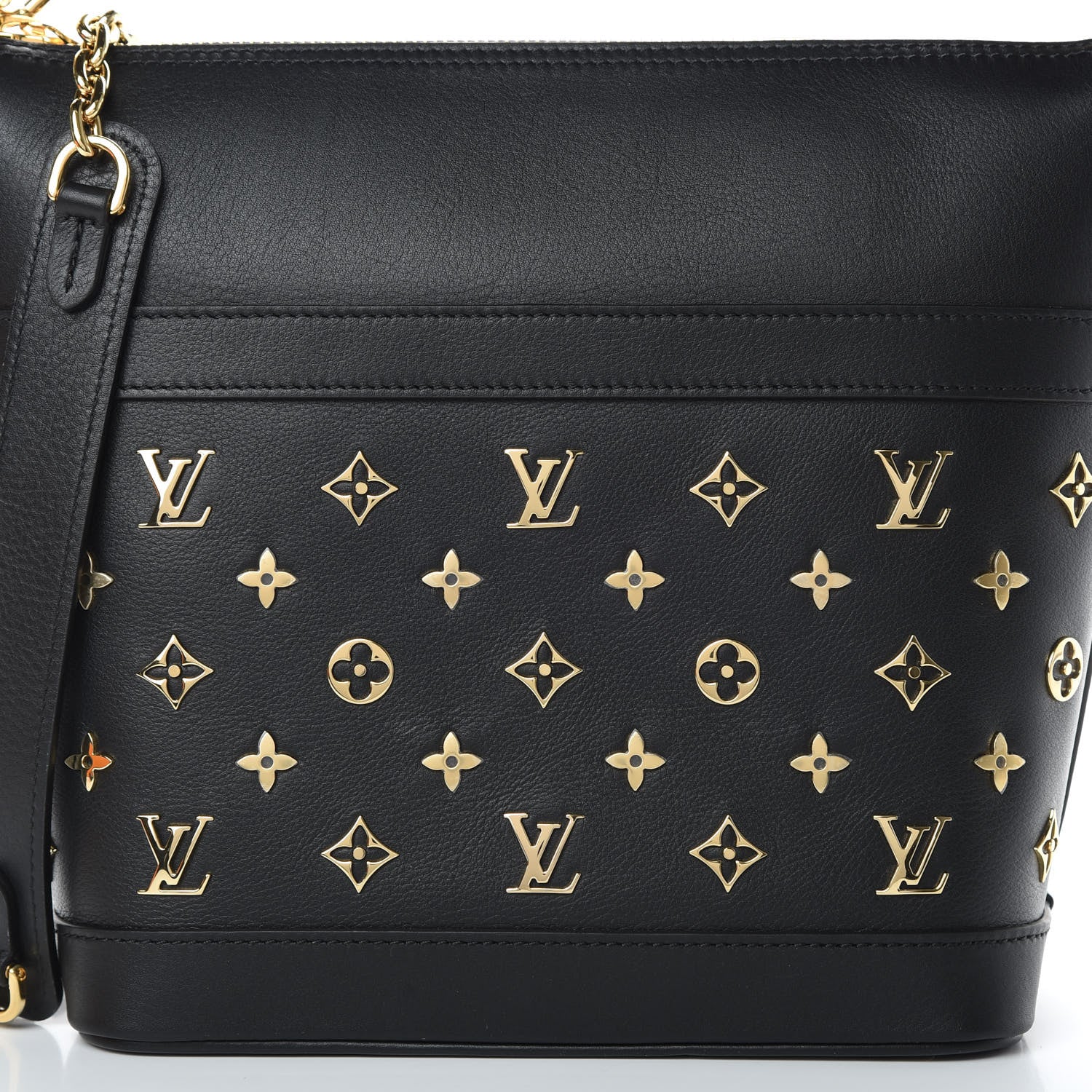 Louis Vuitton Calfskin Monogram Cruiser PM Black 9 of 12
