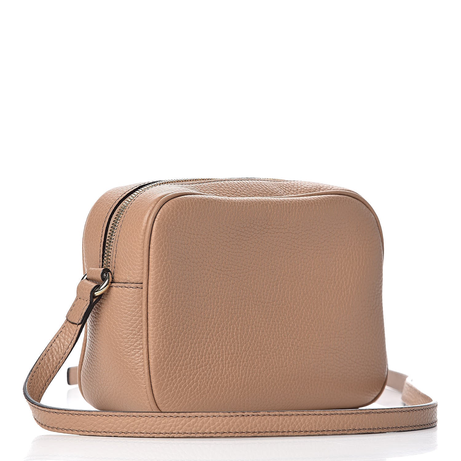 Gucci Pebbled Calfskin Small Soho Disco Bag Rose Beige 3 of 10