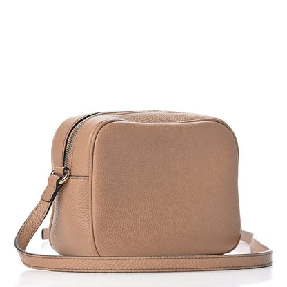 Gucci Pebbled Calfskin Small Soho Disco Bag Rose Beige 3 of 10
