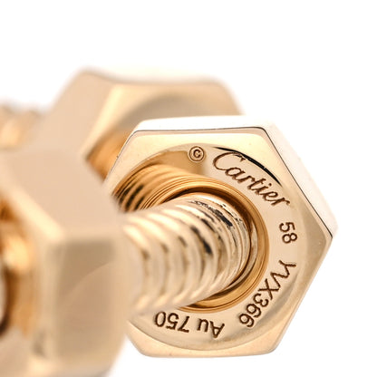Cartier 18K Yellow Gold Ecrou de Cartier Ring 58 8.25 4 of 5