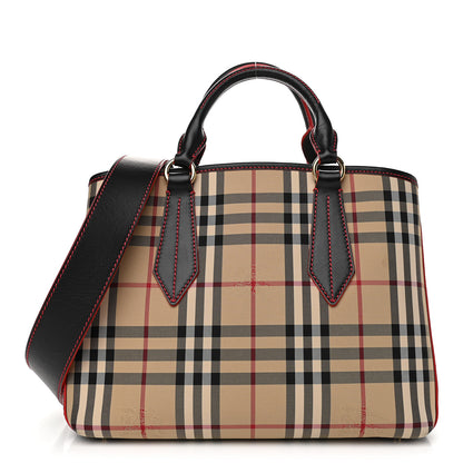 Burberry Horseferry Check Medium Ballingdon Tote Honey Black 1 of 10