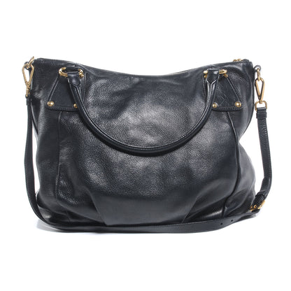 Prada Cervo Shine Tote Black 3 of 6