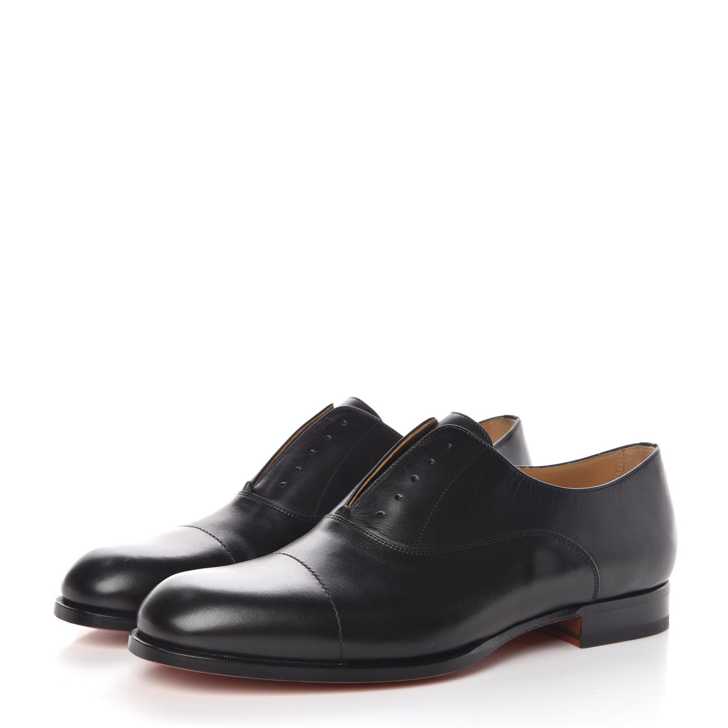 Hermes Calfskin Mens Oxford 43 Black 3 of 9