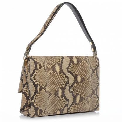 Celine Python Blade Flap Bag Natural 3 of 9