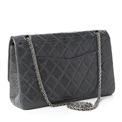 Chanel Aged Calfskin Quilted 50th Anniversary 2.55 Reissue 227 Flap Grey 3 of 11