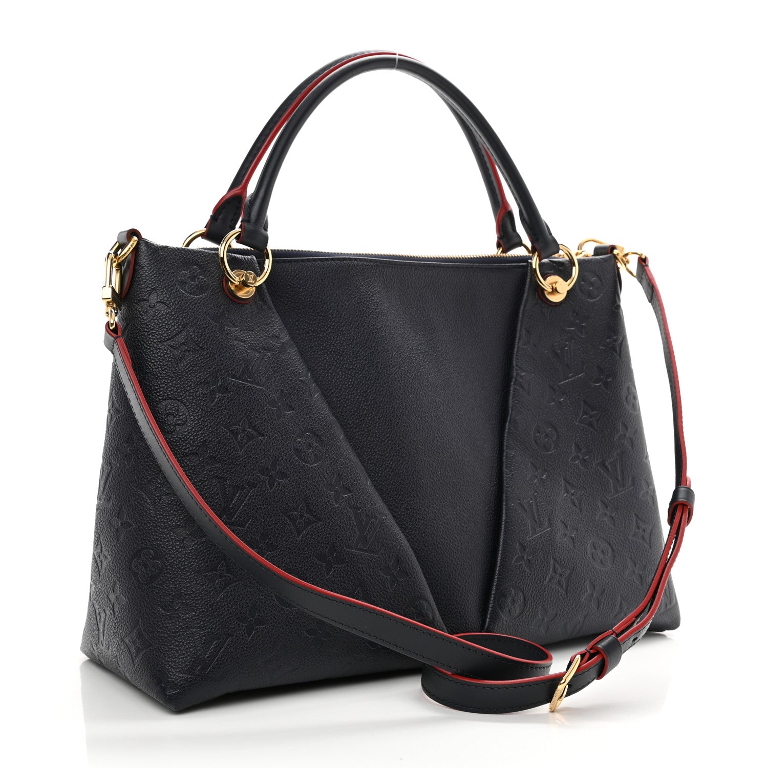 Louis Vuitton Empreinte V Tote MM Marine Rouge 3 of 10