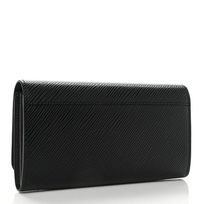 Louis Vuitton Epi Twist Wallet Black 3 of 8