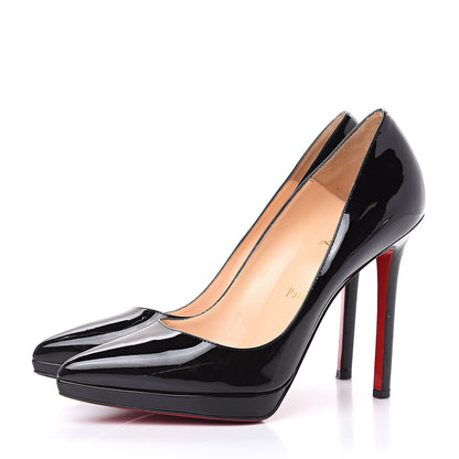Christian Louboutin Patent Pigalle Plato 120 Pumps 37.5 Black 3 of 11
