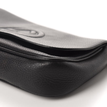 Gucci Pebbled Calfskin Medium Soho Flap Crossbody Black 7 of 10