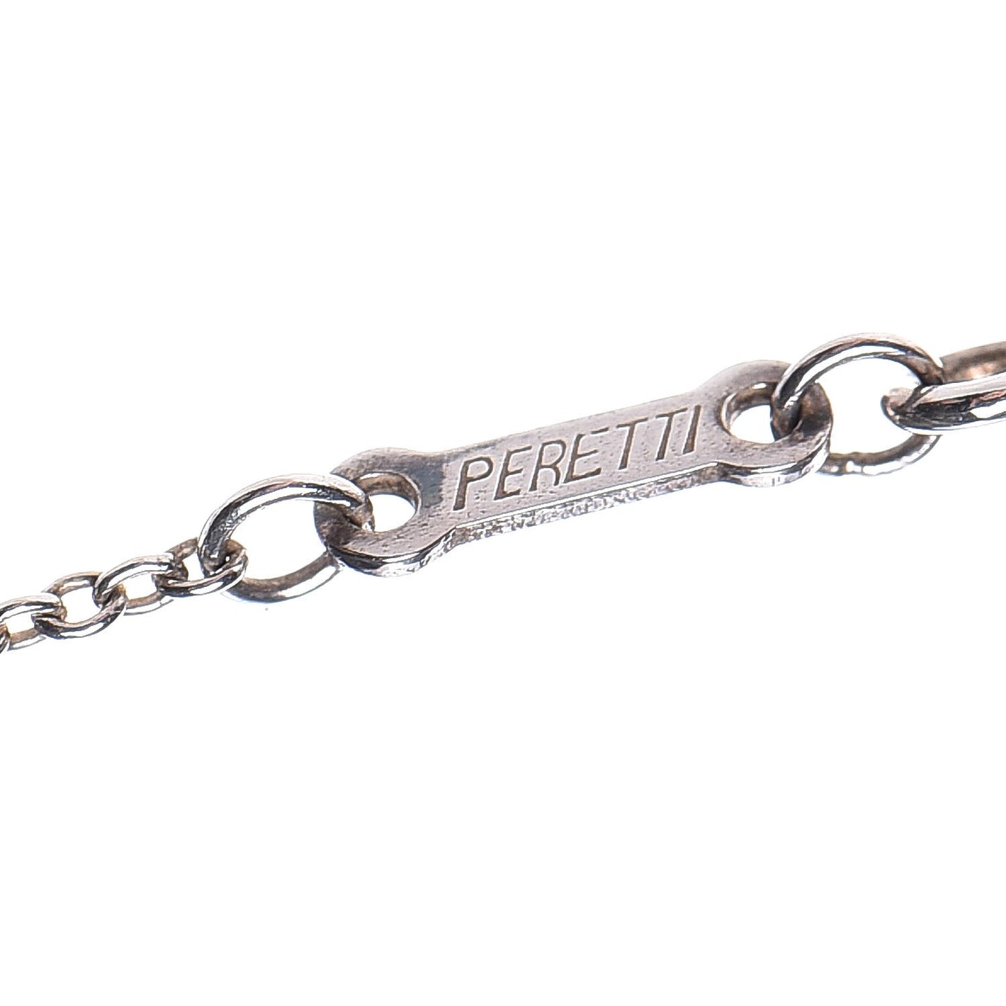 Sterling Silver Elsa Peretti Letter "R" Pendant Necklace