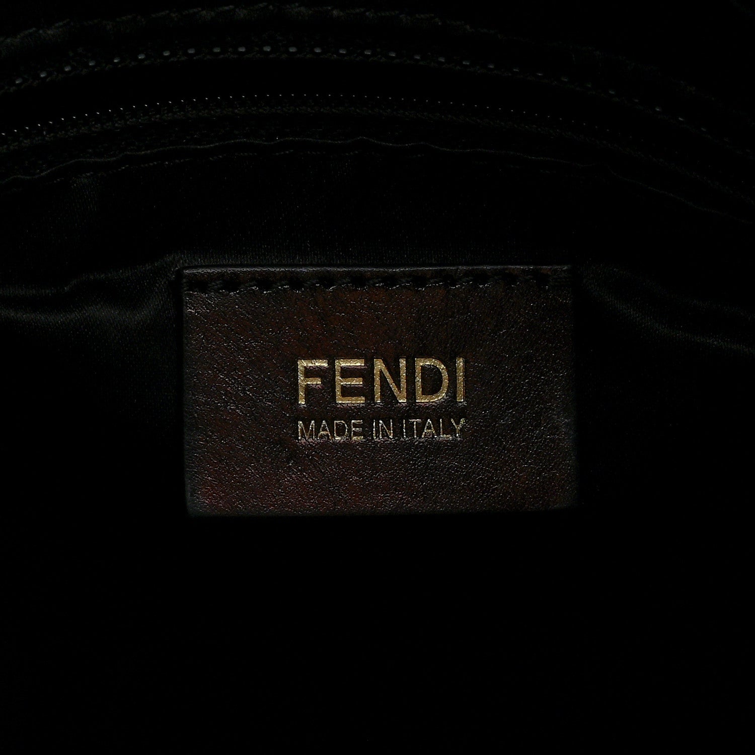 Fendi Vitello Savana Big Forever Mama Baguette Dark Brown 6 of 9