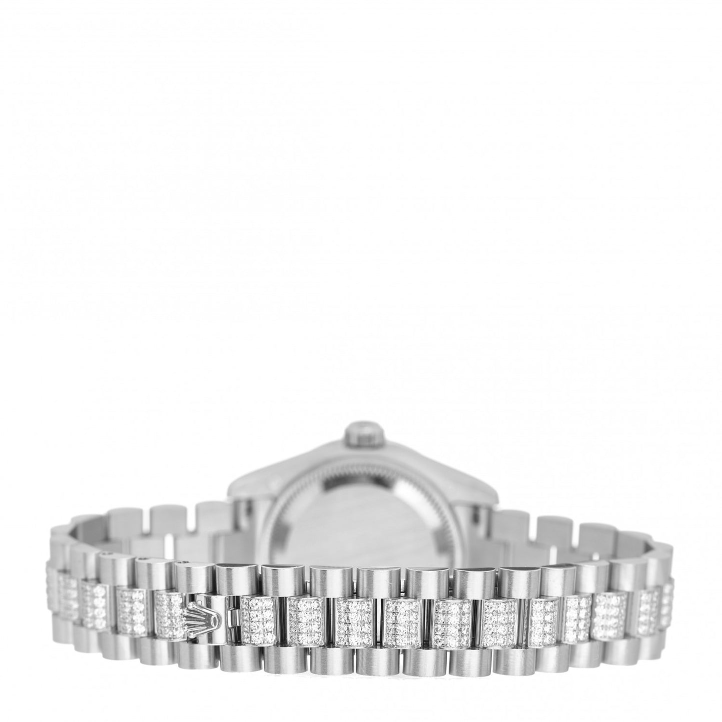 Platinum Diamond 26mm Datejust Watch Silver Jubilee 179136