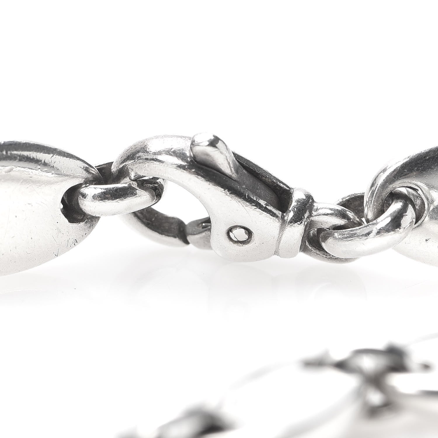 Tiffany Sterling Silver Pebble Link Bracelet 4 of 5