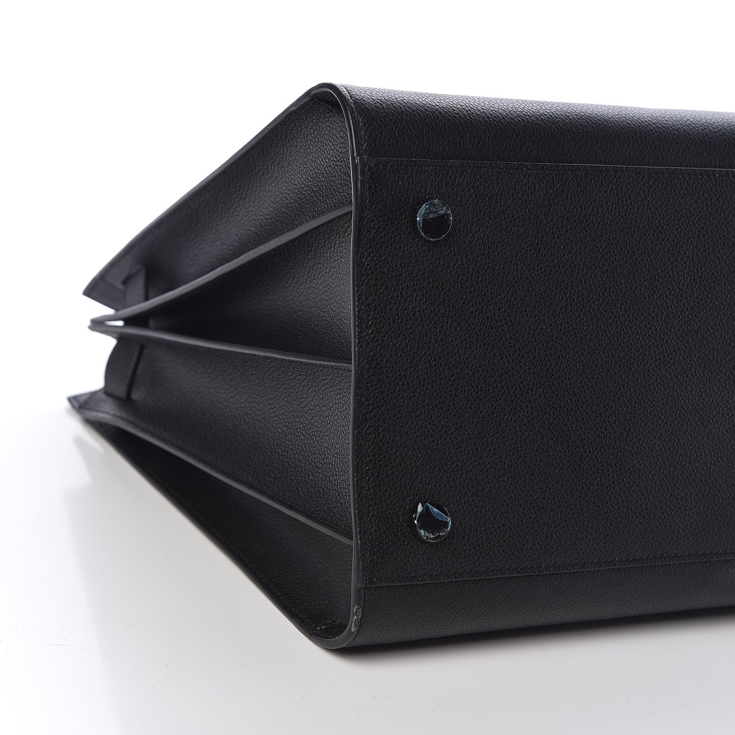 Grained Calfskin Large Sac De Jour Carryall Black