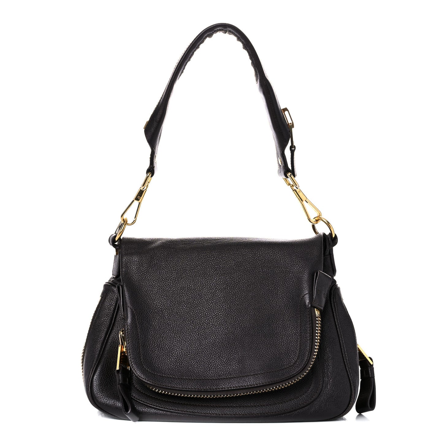 Grained Calfskin Medium Jennifer Dark Brown