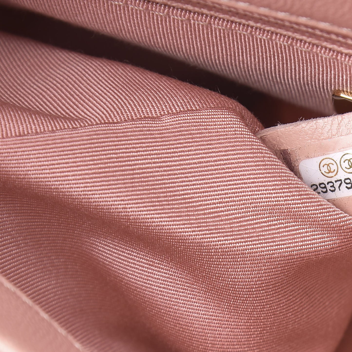 Goatskin Quilted Medium 19 Flap Light Pink