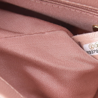 Chanel Goatskin Quilted Medium 19 Flap Light Pink 7 of 10