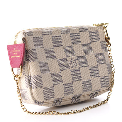 Louis Vuitton Damier Azur 2017 Christmas Animation Mini Pochette Accessories 5 of 9