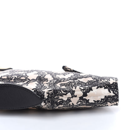 Alexander McQueen Silk De Manta Lace Print Clutch 10 of 11