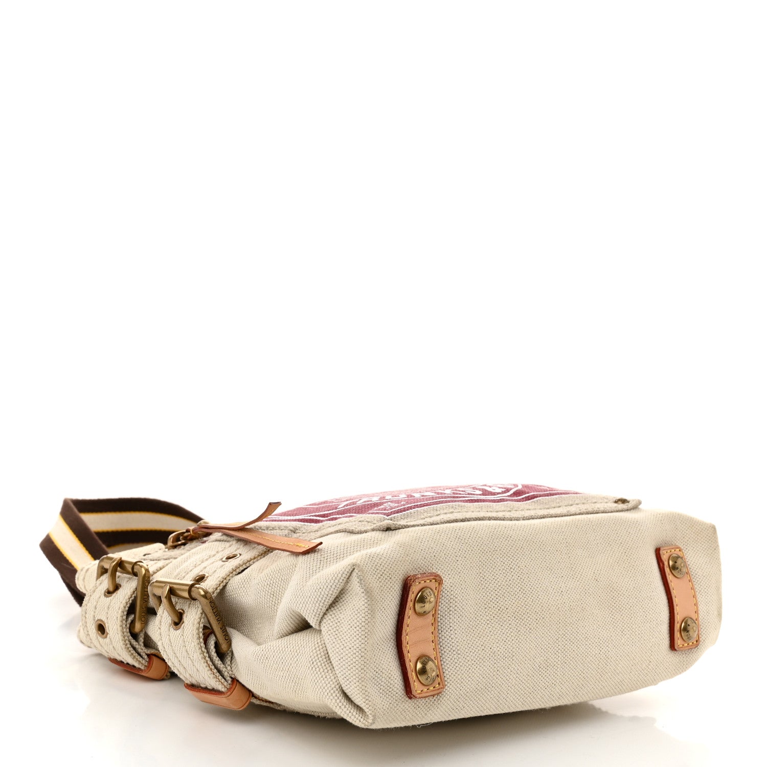 Louis Vuitton Toile Globe Shopper Cabas PM Red 4 of 10