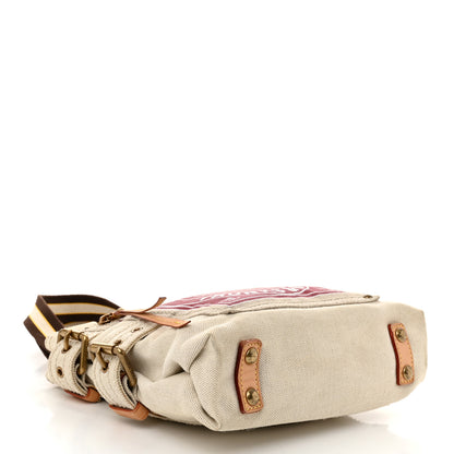 Louis Vuitton Toile Globe Shopper Cabas PM Red 4 of 10