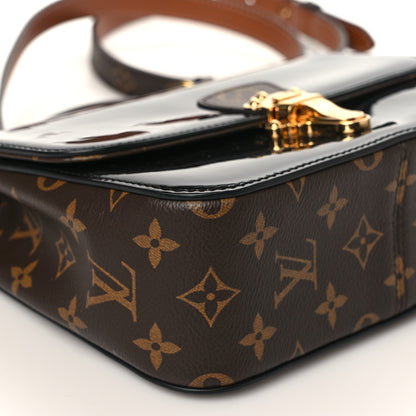 Louis Vuitton Patent Calfskin Monogram Cherrywood BB Black 7 of 8