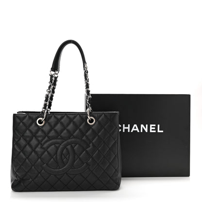 Chanel Caviar Quilted Grand Shopping Tote GST Black 11 of 11