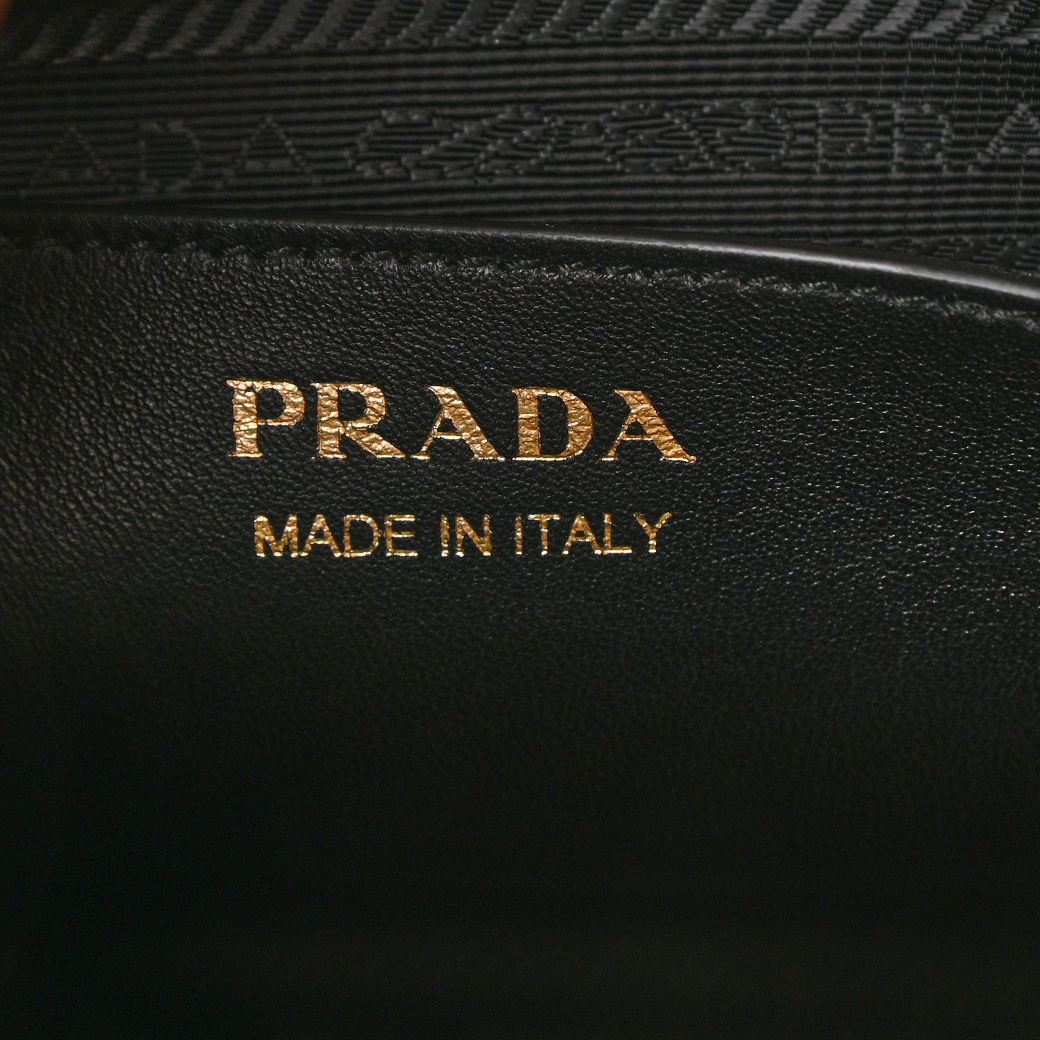 Prada Saffiano City Calfskin Medium Esplanade Fuoco Black 6 of 10