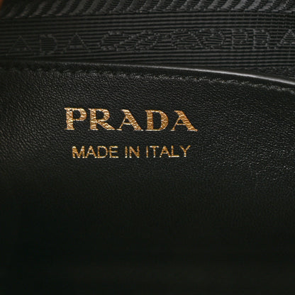 Prada Saffiano City Calfskin Medium Esplanade Fuoco Black 6 of 10