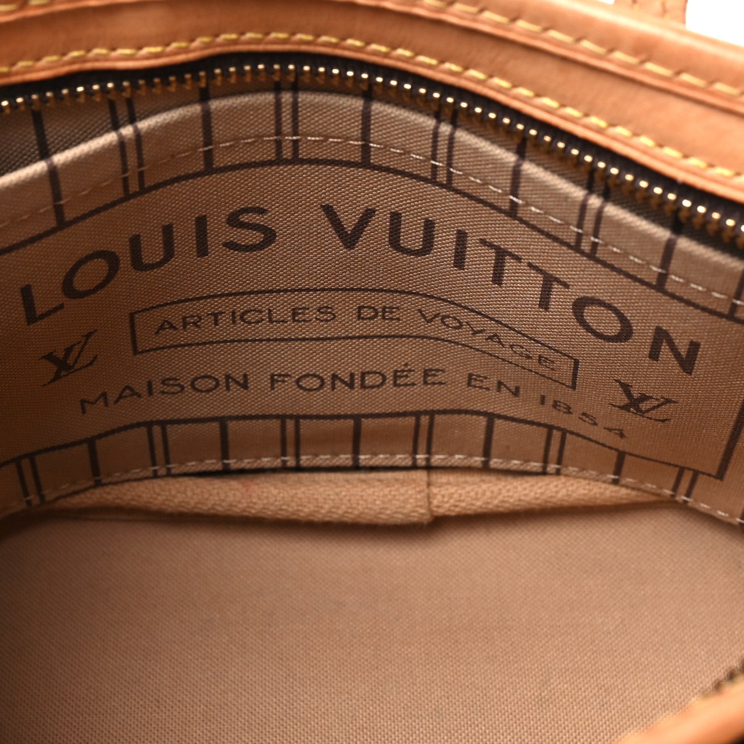 Louis Vuitton Monogram Neverfull BB Beige 6 of 10