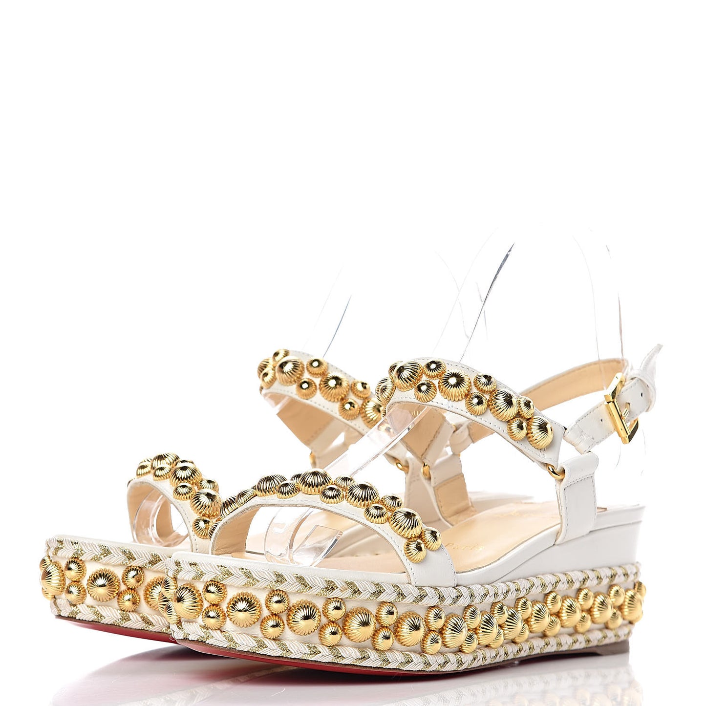 Shiny Nappa Rondaclou 60 Platform Sandals 37 Latte
