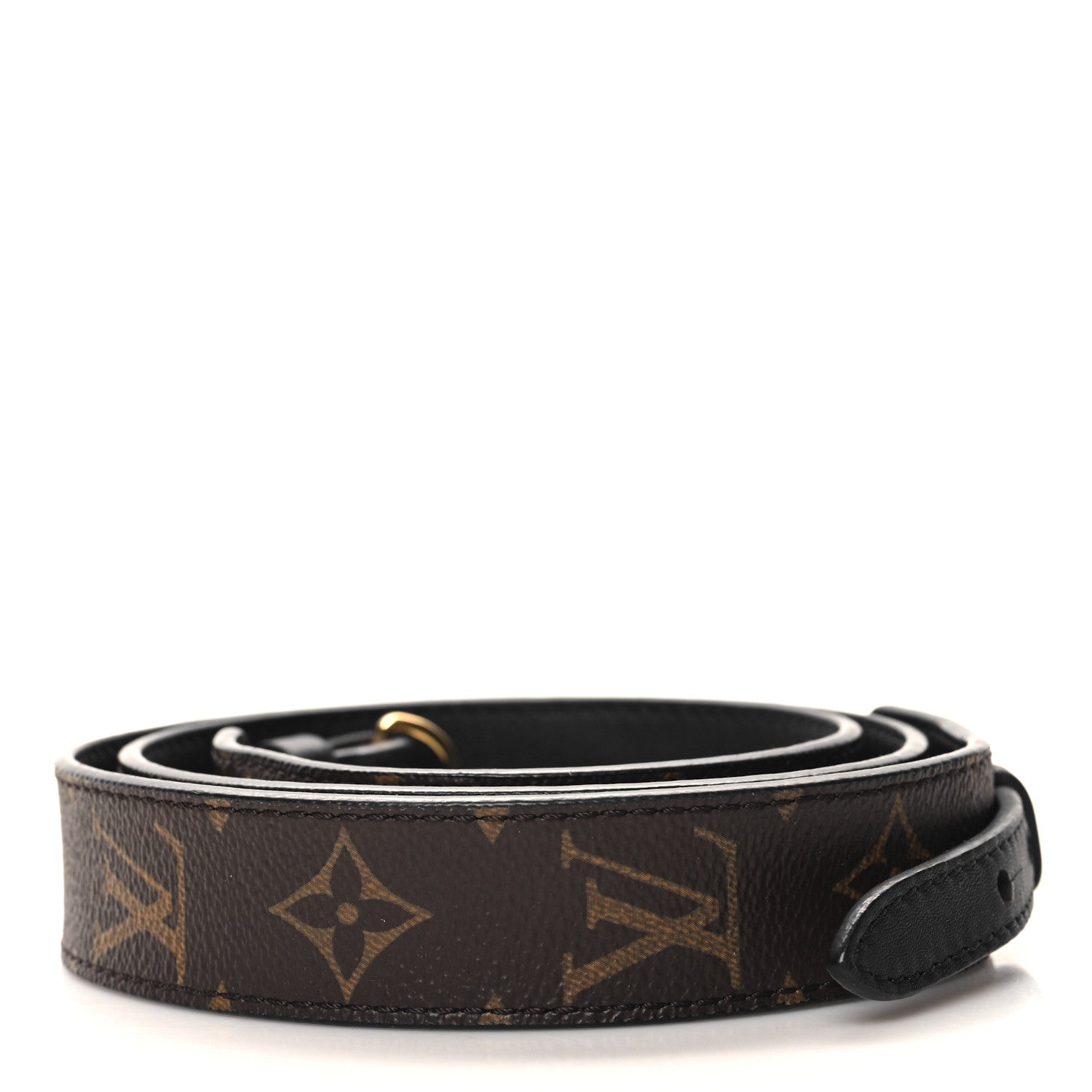 Louis Vuitton Monogram Bandouliere Shoulder Strap XL Black 2 of 4