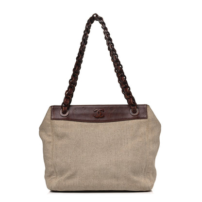 Chanel Linen Tote Beige 1 of 22