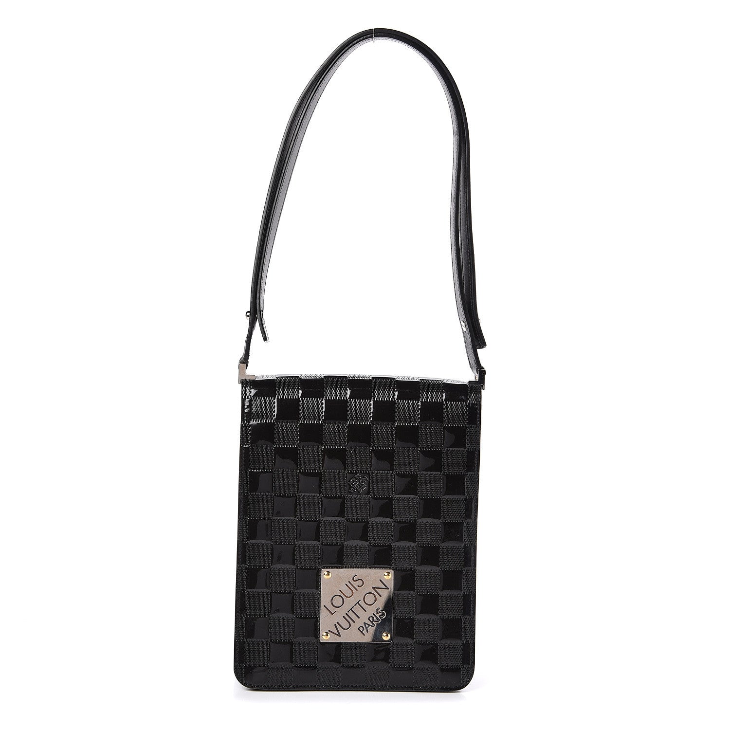 Louis Vuitton Damier Vernis Club Bag Black 1 of 10