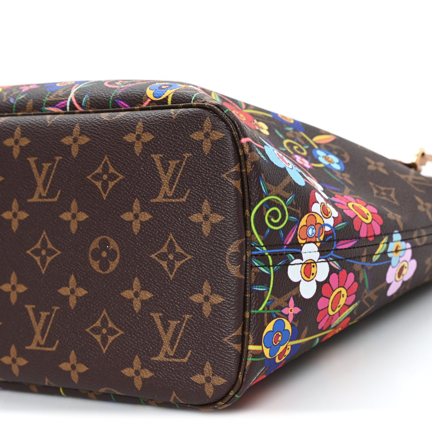 LV X TM Monogram Flowers Neverfull MM