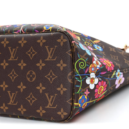 Louis Vuitton LV X TM Monogram Flowers Neverfull MM 9 of 9