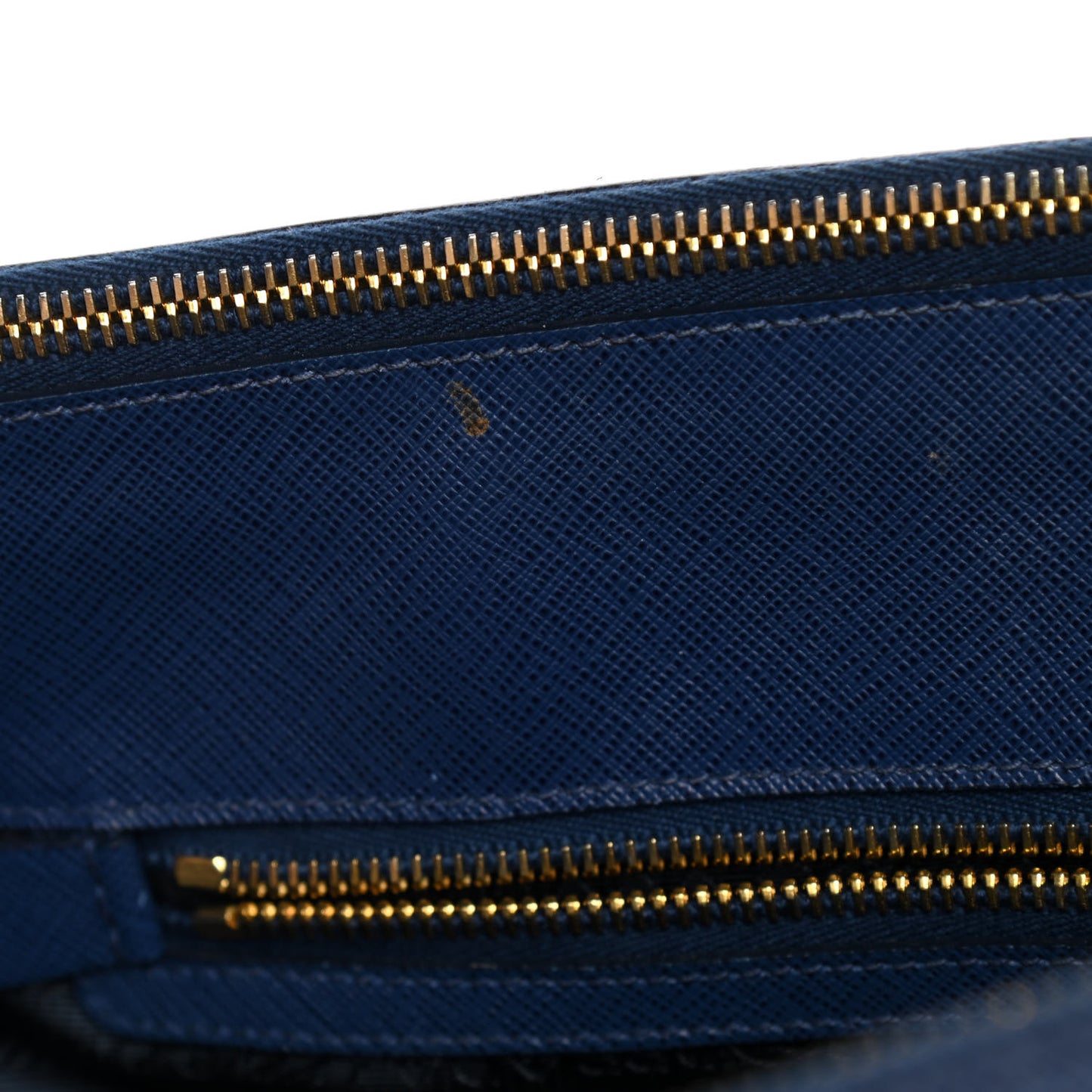 Saffiano Lux Extra Large Galleria Double Zip Tote Bluette