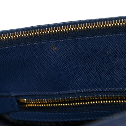 Prada Saffiano Lux Extra Large Galleria Double Zip Tote Bluette 15 of 15