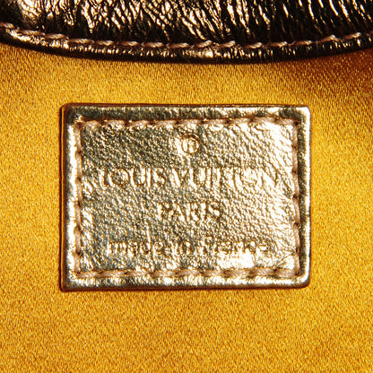 Louis Vuitton Cuir Gold Monogram Embossed Theda PM Bronze 6 of 7